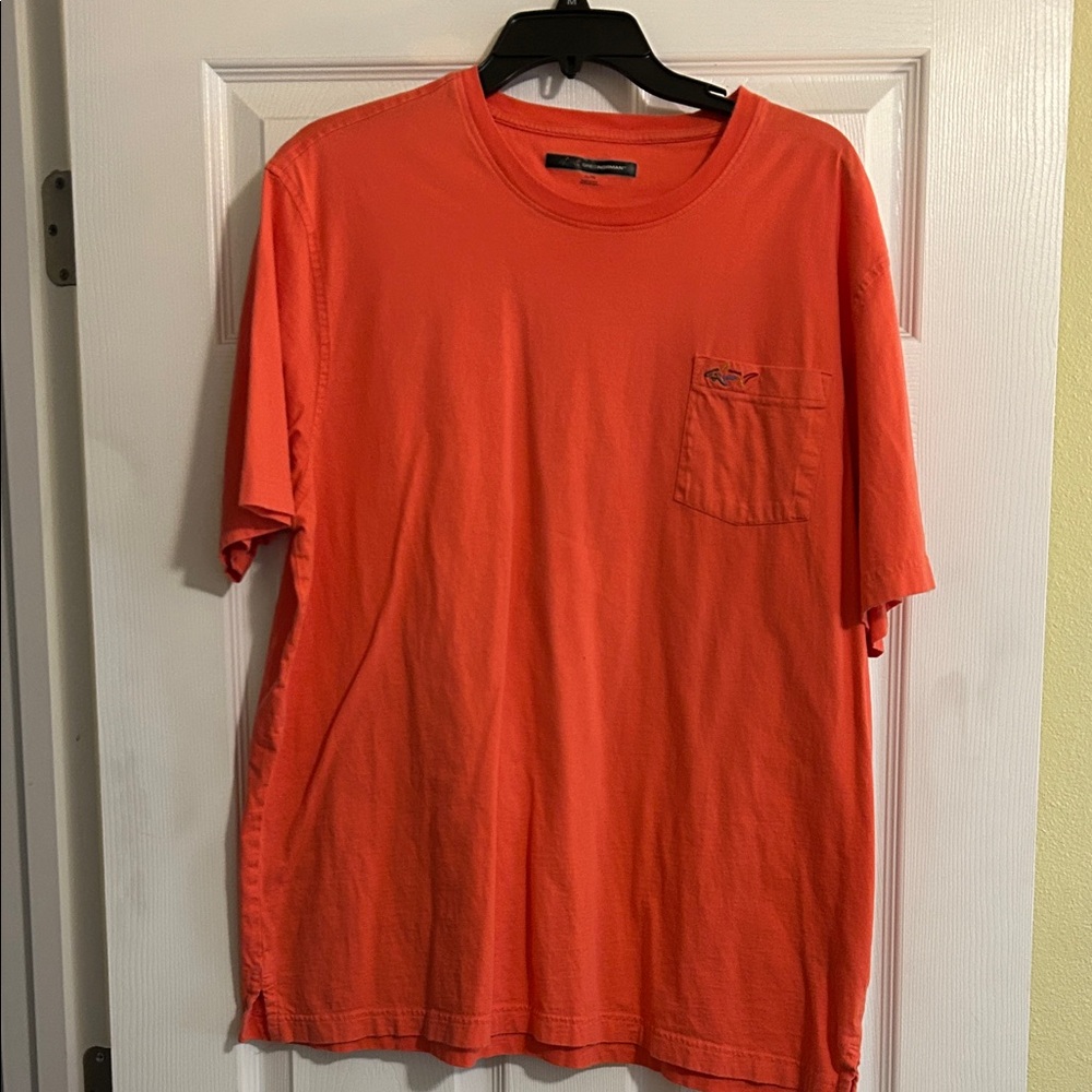 Greg Norman Collection Vibrant Orange Short Sleeve Tee
